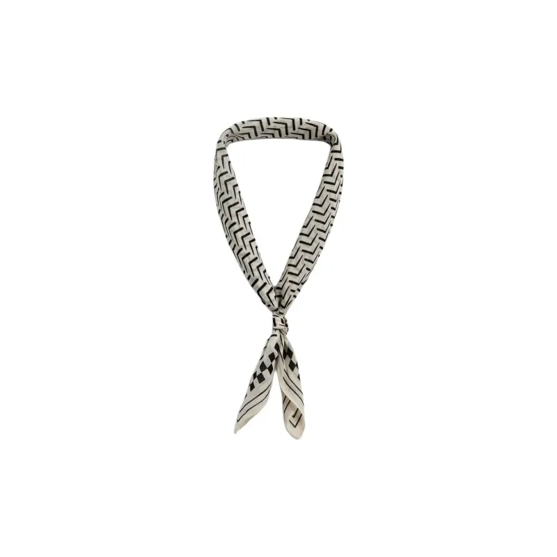 ZARA Cotton Headwraps Men's White-1