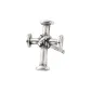 Vintage Cross Stud Earrings 1 Pack Eh-1780.ebG