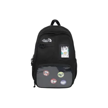 Alcohol Dragon Nylon Backpack Regular Women's Multicolor