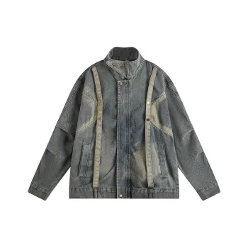 Chisportate Denim Jacket Unisex Vintage Blue