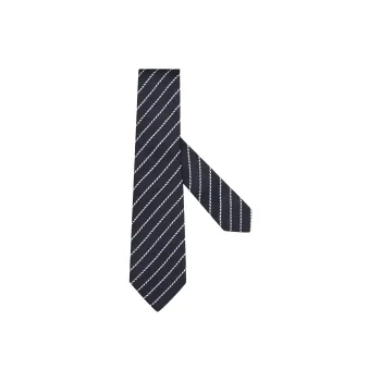 Ermenegildo Zegna Diagonal Striped Pattern Tie