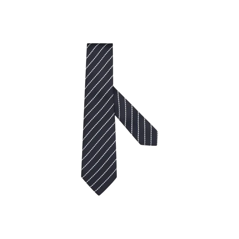 Ermenegildo Zegna Diagonal Striped Pattern Tie-0