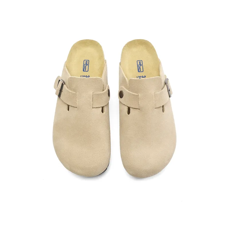 BENZI Stitching Quiet Abrasion Resistant Slip Resistant Wrap toe Slippers Unisex-15