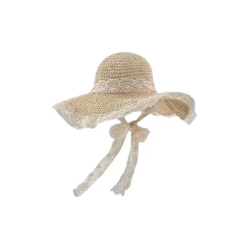 PLAN IN Raffia Sun Protection Hats Women's