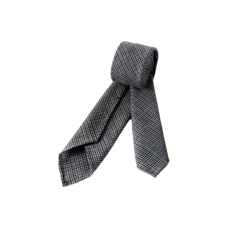 LARDINI Wool Ties Men's Dark Gray-4