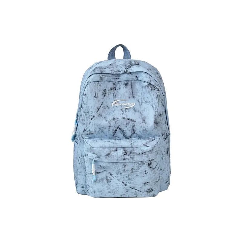 Yalu Nylon Backpack Regular Unisex Black/Red/Green/Blue/White-10