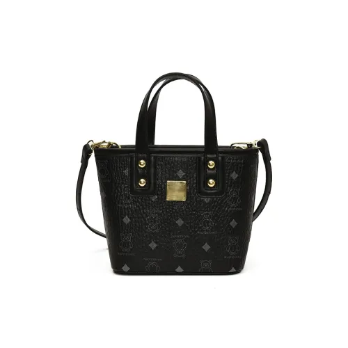 Yalu PU Basket Bag One Shoulder Handbag Women's Black/Yellow/Beige/Pink