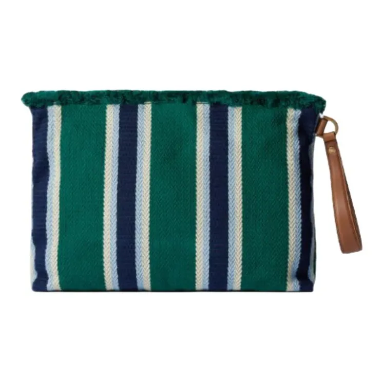 GUCCI Canvas Clutch Tubas Men's Green-3