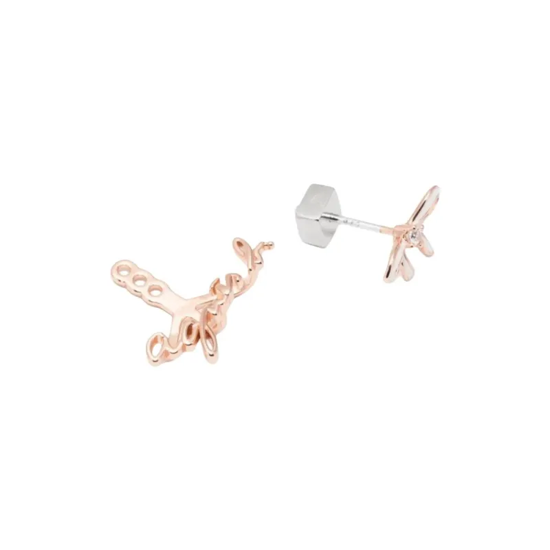 Agnès B. 'wrapped In Love' Bow Front back Earrings-1