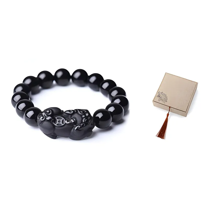 SUNFEEL Obsidian Jade Bracelets Unisex-9