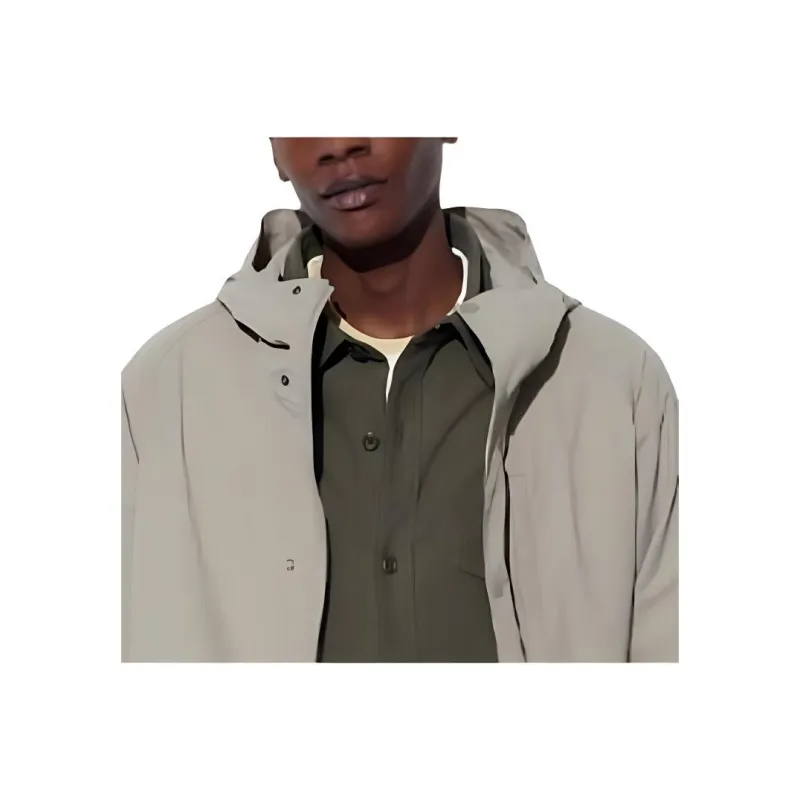 UNIQLO Trench Coat Unisex Dark Beige-4