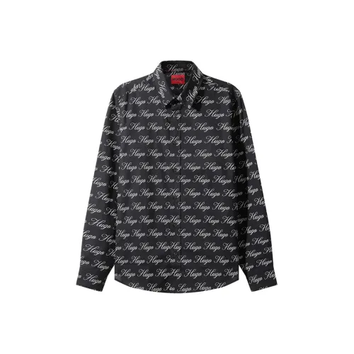 HUGO BOSS SS24 Shirt Men's Black