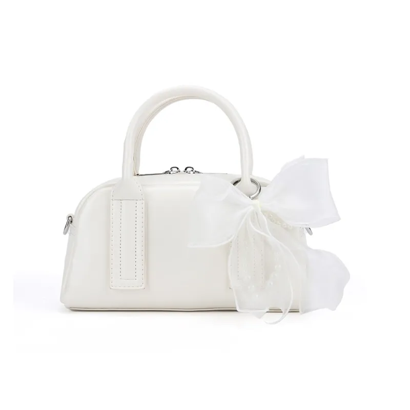 XIANGSU PU One Shoulder Handbags Women's Pink/Black/White/Silver-12