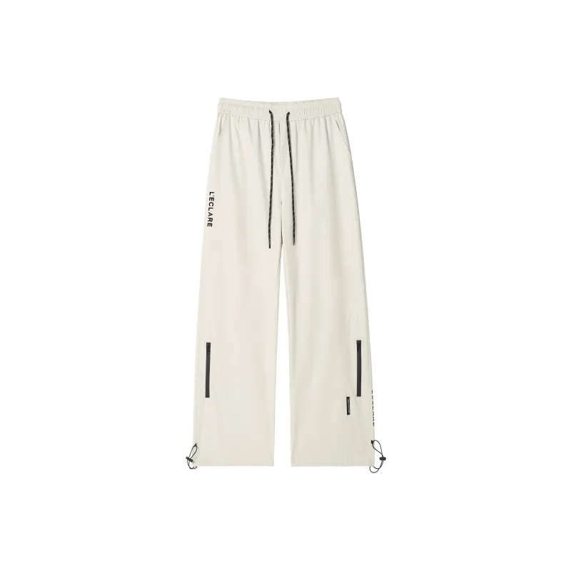BLANC & ECLARE Slimming And Meat Blocking Cleanfit Lace Up Casual Pants Unisex-11