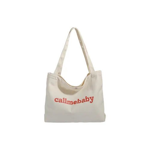 Dusen Kangaroo Canvas Tote Bag, Shoulder Bag Women's Ecru/Pink/Red/Green/Blue