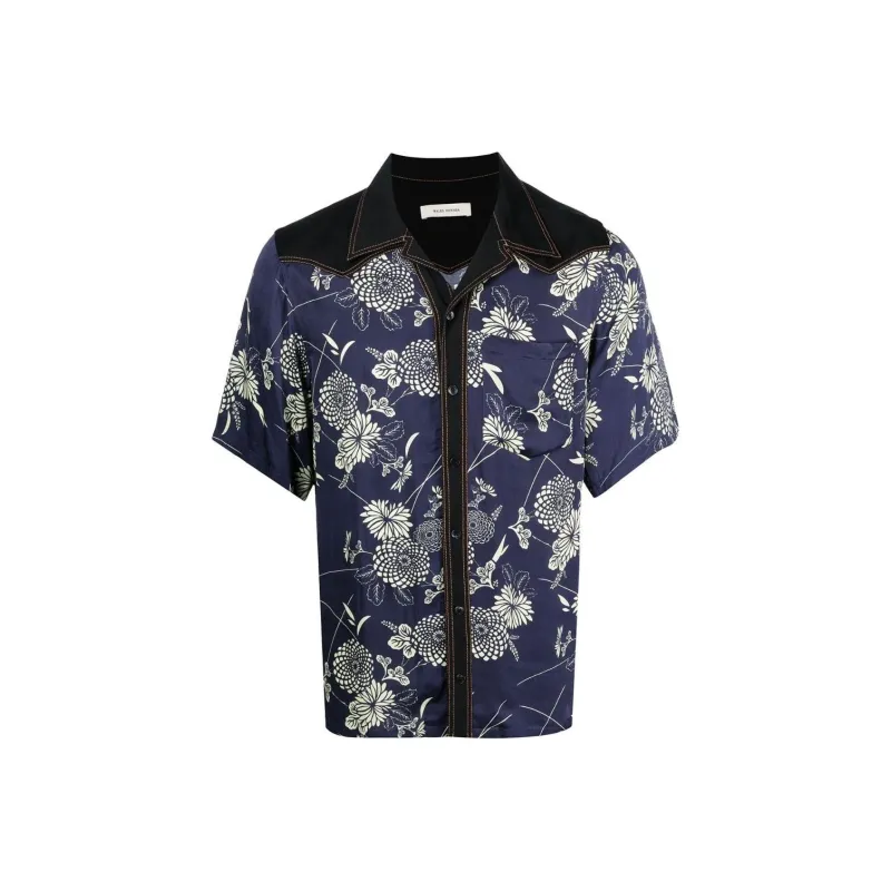 Wales Bonner Shirts Men Blue-0