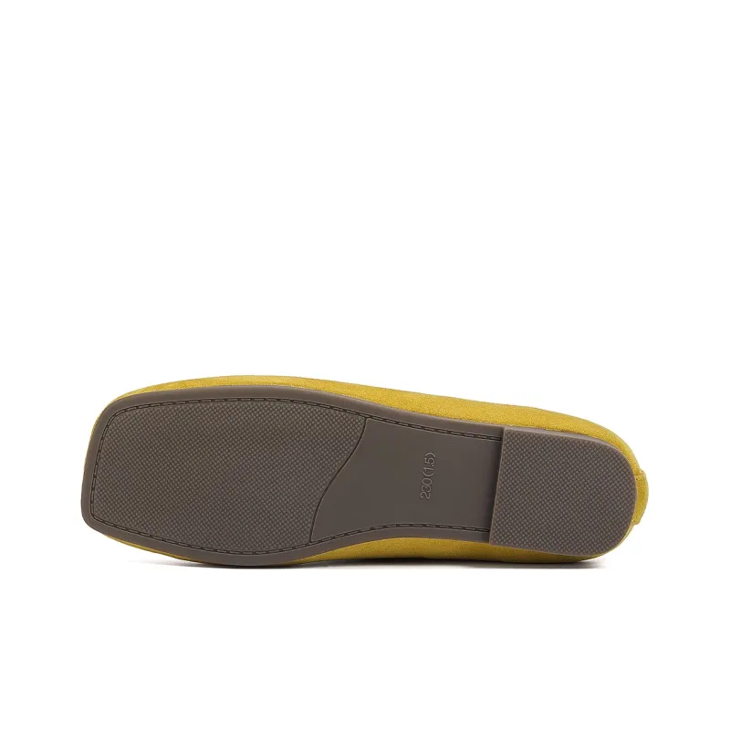La Chapelle Casual Single Shoes Women's Yellow-6