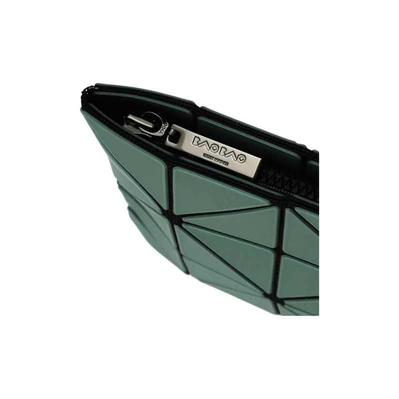 ISSEY MIYAKE Artificial Leather Wallet, Card Holder, Key Pouch, Clutch Unisex Green-4