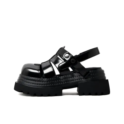 CAMEIDO Roman Sandals Women's Black
