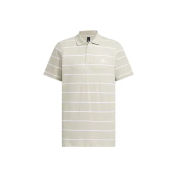 Adidas Future Icons Stripe Polo Shirt Polo Shirt Men's Light Gray