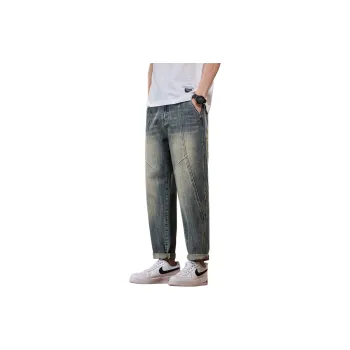 WELTER EXPERIMENT Jeans Men's 2360 Vintage Blue Basketball Style