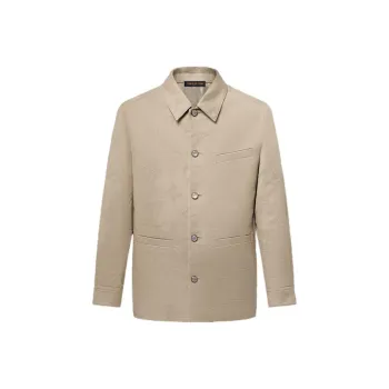 LOUIS VUITTON Monogram Embroidered Chic Overshirt