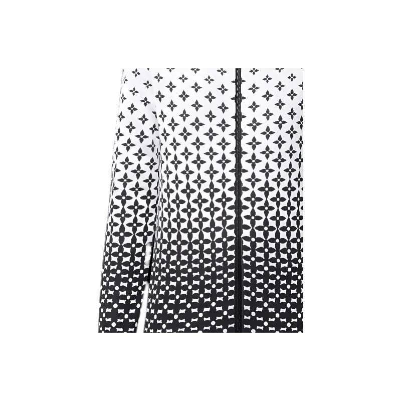 LOUIS VUITTON Ombré Monogram Silk Knit Jacket-6
