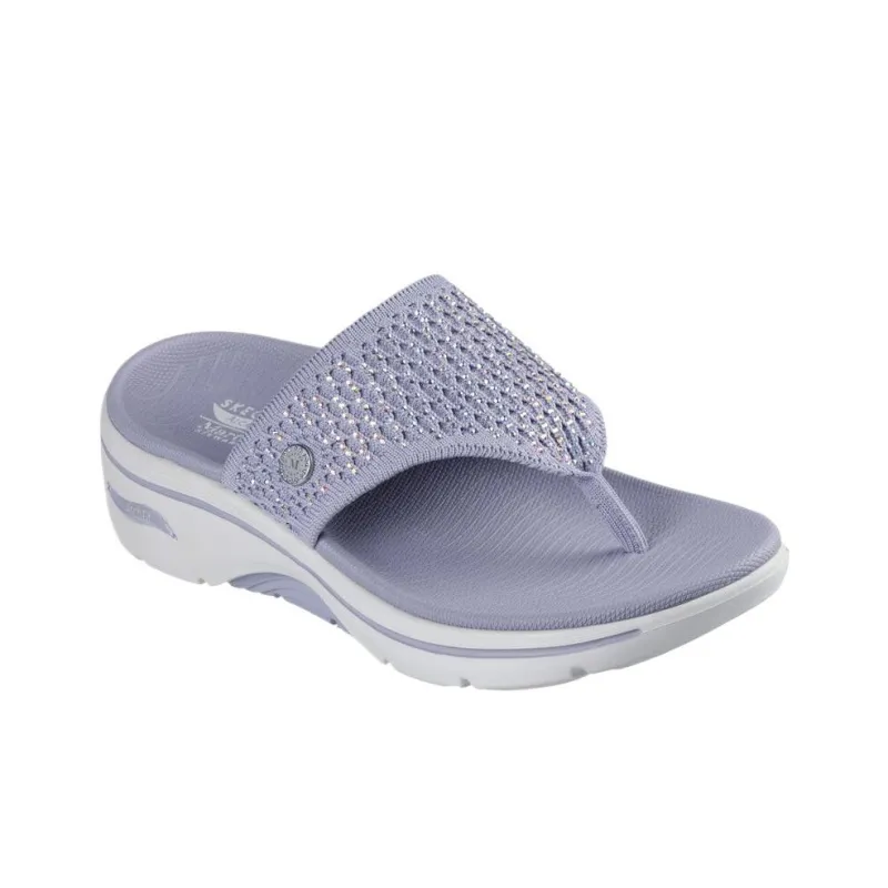 Skechers GO Walk Arch Fit 2.0 Slip Resistant Flip Flops Women's Purple-2