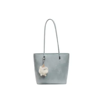 HCXK PU Shoulder Bag Women's Blue/Pink/Green/Black/White