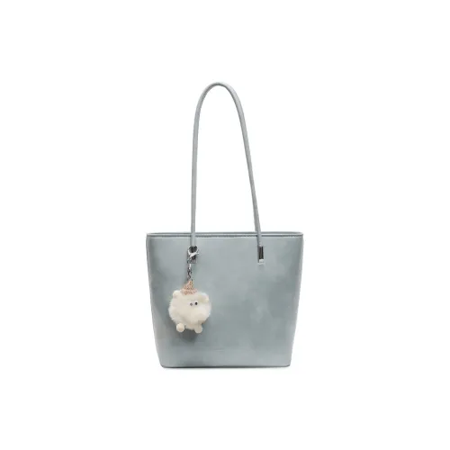 HCXK PU Shoulder Bag Women's Blue/Pink/Green/Black/White