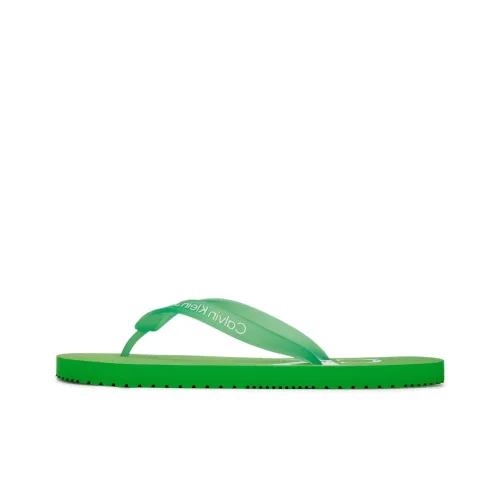 CKJ CALVIN KLEIN JEANS Flip Flops Men's Classical Green/Bright Green