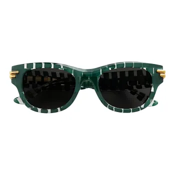 Bottega Veneta Acetate Square Sunglasses Women's Green