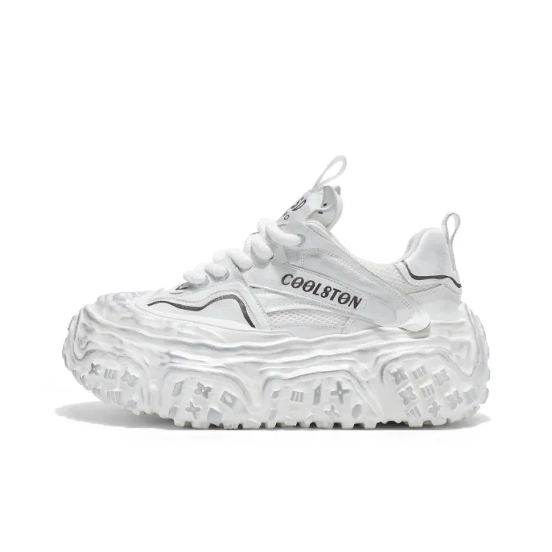 Grumpy Ram Anti Slip And Wear Resistant Height Increasing Low Top Chunky Sneakers Men's-5