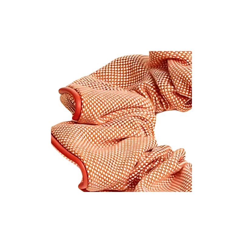 HERMES Cotton Hair Ties Women's Orange-1
