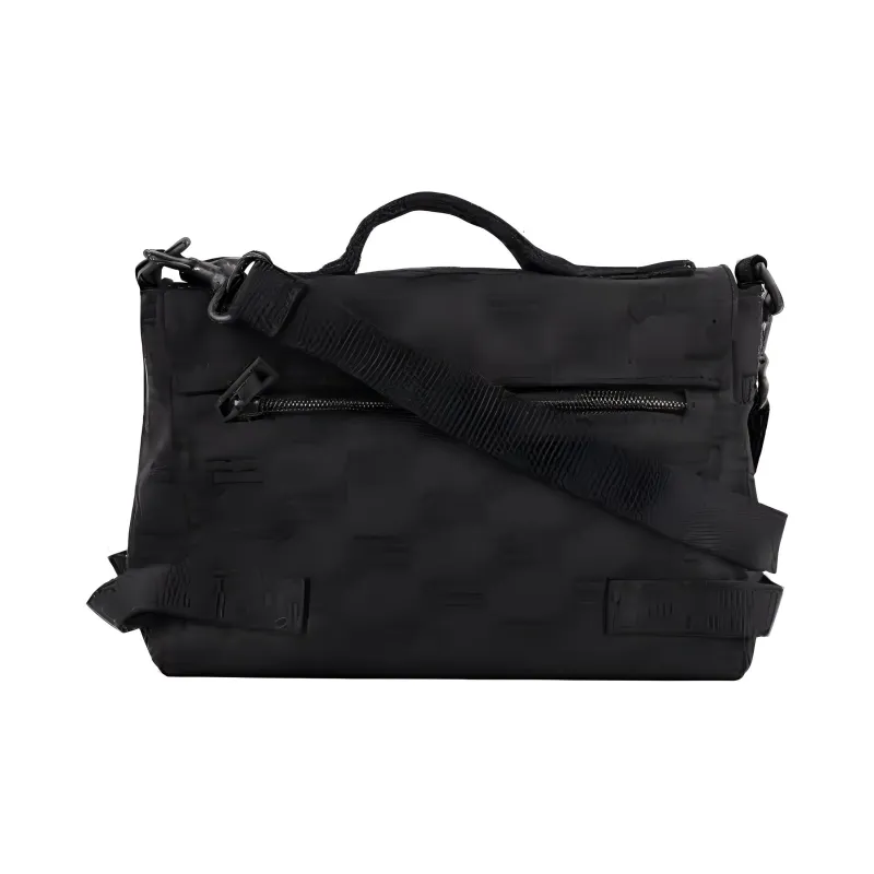 Balenciaga Army Nylon Messenger Bag, Portable Crossbody Bag, Shoulder Bag Women's Black-2