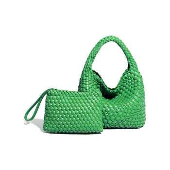 PAYOT Microfiber Synthetic Leather Combo Bag Handbag Women's Multicolor