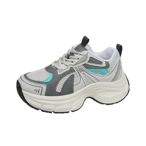 Nrillo Slip Resistant, Abrasion Resistant, Breathable, Coverage, Balance Low Top Chunky Sneakers Women's