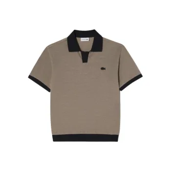 LACOSTE Polo Shirts Men Brown