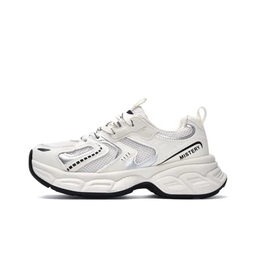 MISTERY Lightweight, Abrasion Resistant, And Breathable Low Top Chunky Sneakers Women's