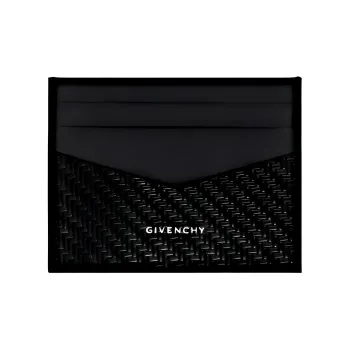 GIVENCHY Calfskin Card Holder Men's Black