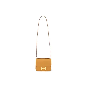 HERMES Constance Epsom Leather Shoulder Bag, Crossbody Bag Mini Women's 2S Sesame