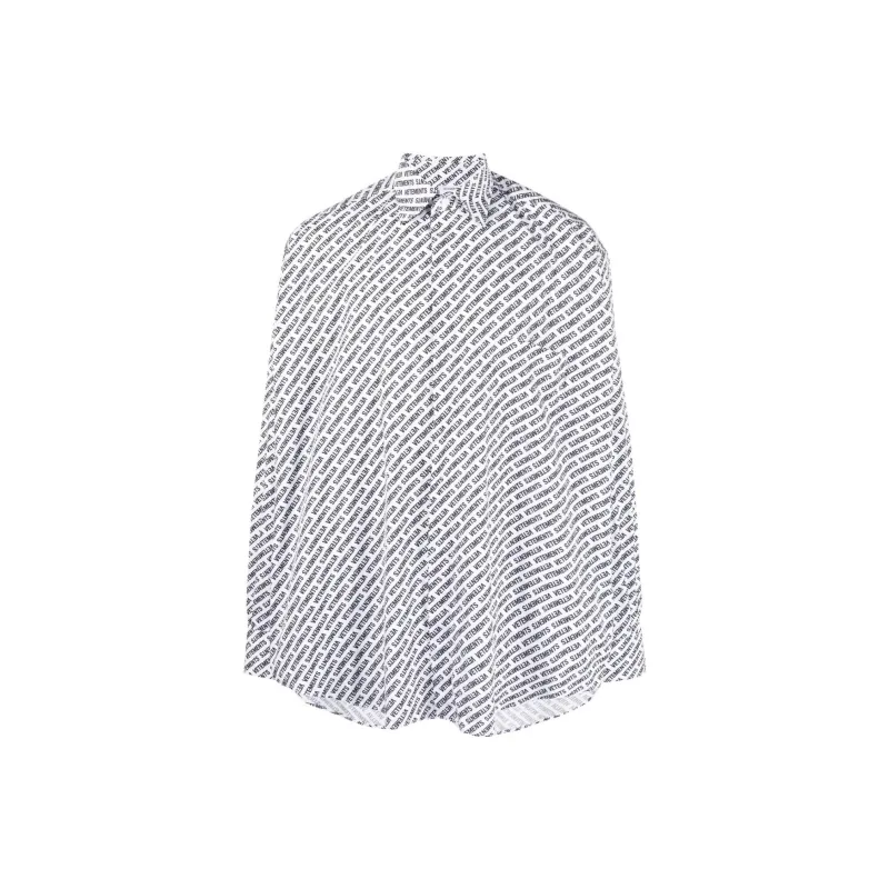 Vetements Logo Printed Long Sleeved Shirt-0