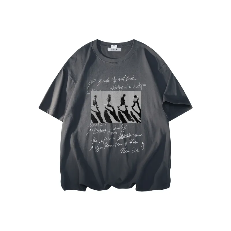 OGEK T Shirt Unisex White Comes With Random Print T Shirt-16