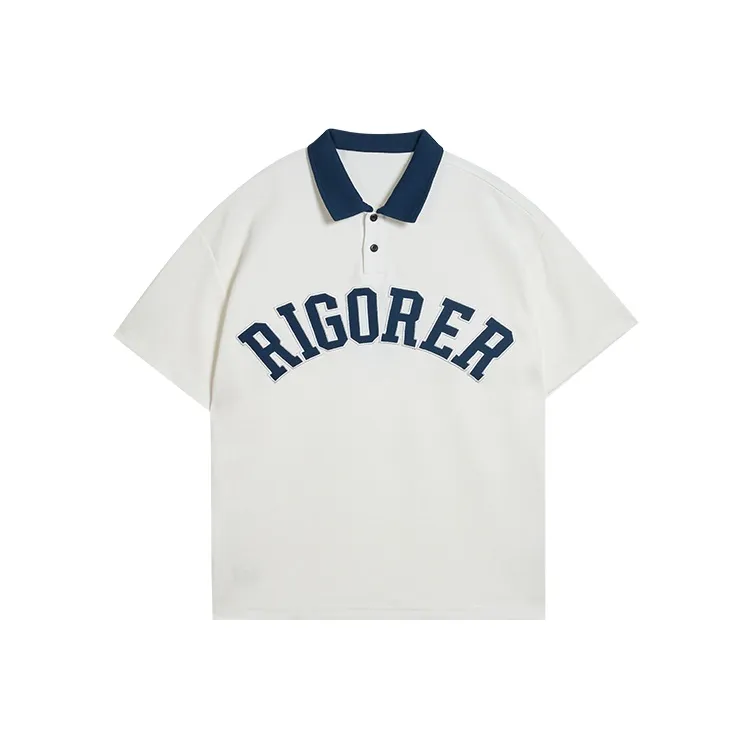RIGORER Short Sleeved Vintage Polo Shirt Unisex-0