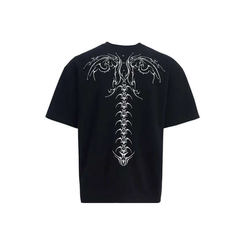 TESTUNG American Vintage Luxury Streetwear Trendy Loose Fit Versatile Short Sleeved T Shirts Unisex-21
