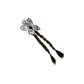 Paisley[Light Brown]Claw Clip