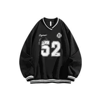M MAICCO Sweatshirt Unisex Black/Burgundy Red/Sky Blue/Oat Gray/Peach Pink/Haze Blue