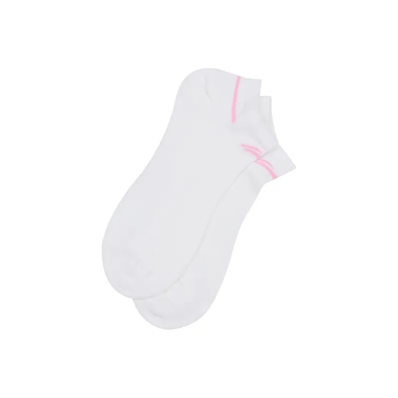 LiNing Ankle Socks Women's White Pink-5
