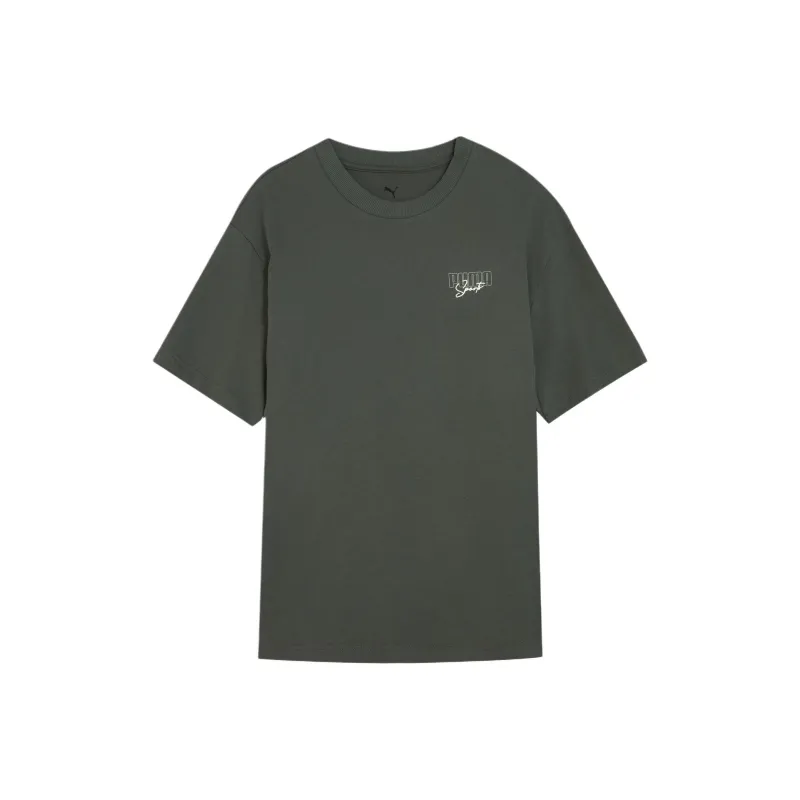 PUMA Elevatedgraphic SS25 T Shirt Men's Mineral Gray 21-0