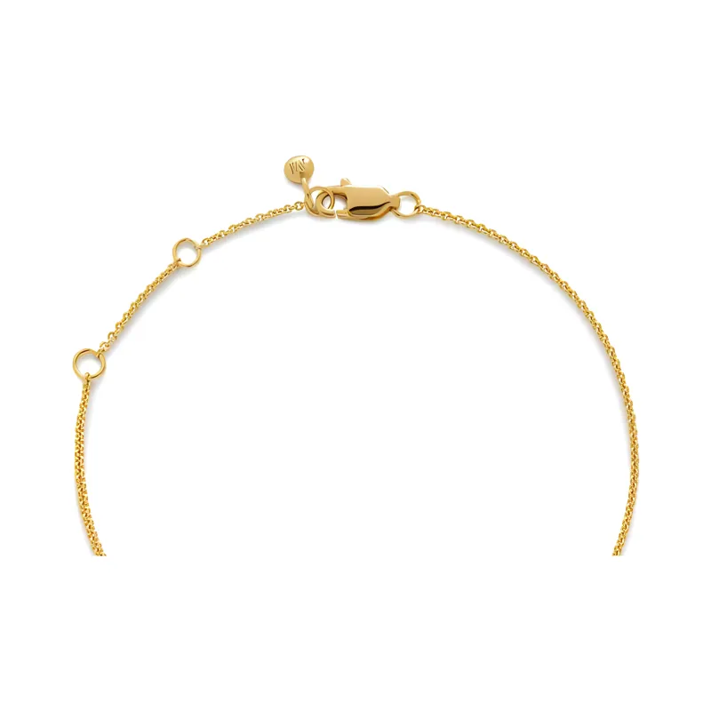 Monica Vinader 18kt Yellow Gold Vermeil May Birthstone Bracelet-2